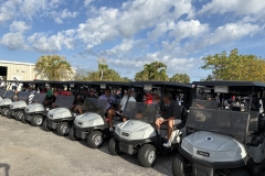 Golf Carts Leaving