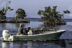 Crabber-leaving-Alligator-Creek-during-collection-6May2024m-RED